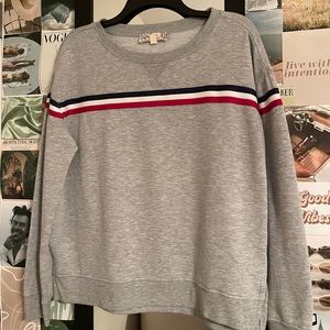 Women’s Striped Detailed Pullover